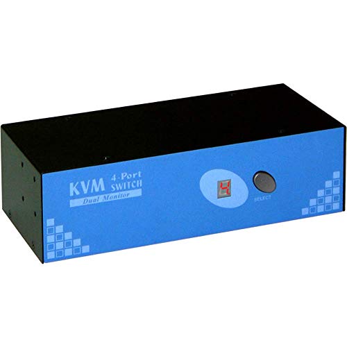 4 porte KVM connettori vgabased e PS2.