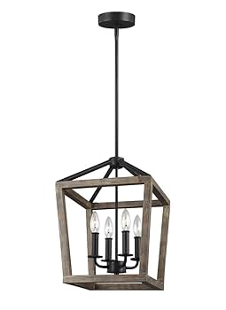Generation Lighting-Sean Lavin-Chandelier 4 Light Steel In