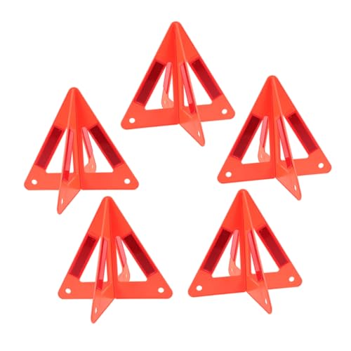 Triangle de sécurité pliable pour voiture lot de 5 panneaux d'avertissement routier Mobestech