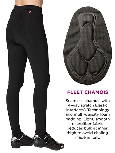 Terry Cycling Padded Bike Pants for Women, Breakaway Bike Tights 28" Long Compression Biking Cycling Pants with Padding4