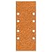 Produktbild wolfcraft 5 Schleifstreifen gelocht I 1963000 I 93 x 230 mm, Körnung 120 I Robuste Schleifscheiben für Schwingschleifer für Holz oder Metall