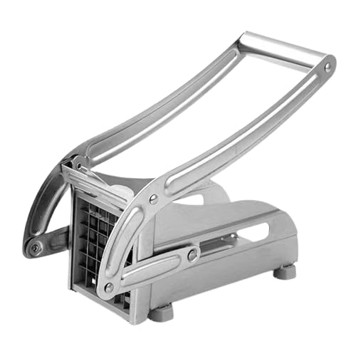 manhegari Coupe Frite Professionnel, Coupe Frites Acier Inoxydable Decoupe Frite pour Couper Facilement Les Terre, Concombres, Carottes, Pommes