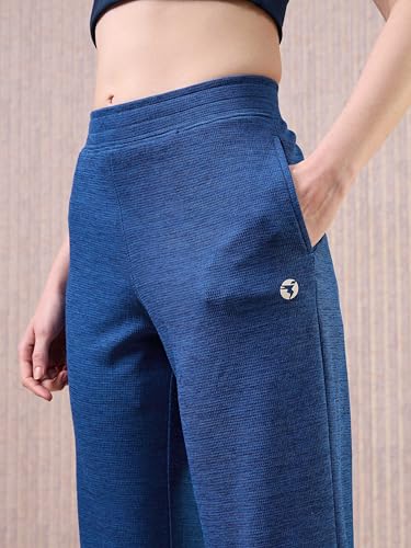 Image of TECHNOSPORT Women's Relaxed Fit Mid Rise Track Pant