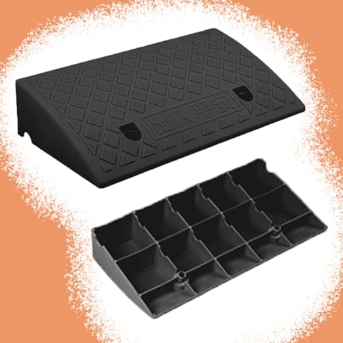 Rampa para bordillo heavy duty 40x60x22 cm negra miniatura 1