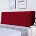 TFBH Copertura per Testiera in Velluto Copri-Testata Letto Stile Nordico Doppia Singola Legno/Pelle/Tessuto/Metallo Schienale del Letto Fodere Protezione, Decorazione Camera da Letto,Red-Length:165cm