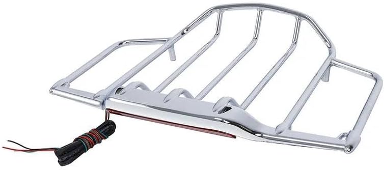 リア荷物ラック LED ライト付き荷物ラック ために ツアー ために パックツーリング ために ストリート ために ロードグライド