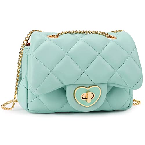 Image of mibasies Kids Purse Toddler Gifts for Little Girls Crossbody Purses Presents, Light Blue, Small, Small