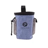 Material: Leinen, Polyester. Prom-near Futterbeutel für Hunde Futtertasche für Hundetraining Leckerlitasche Leckerlibeutel Snack Tasche Gürtel mit Eingebautem Poop Tasche Spender