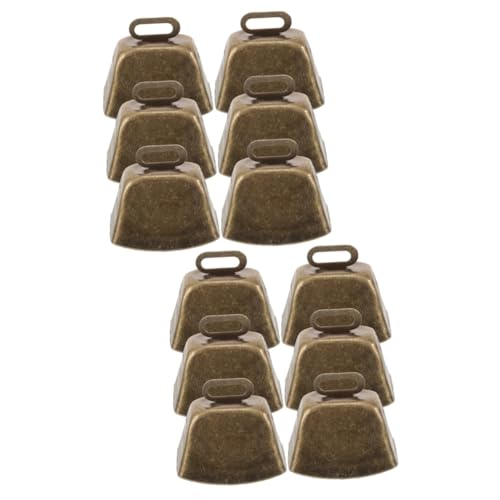 ibasenice 2 Set Di Robusti Campanelli Per Mucche Campanelli in Metallo Per Cani - Smarriti Per Animali Da Fattoria 6 Pezzi * 2