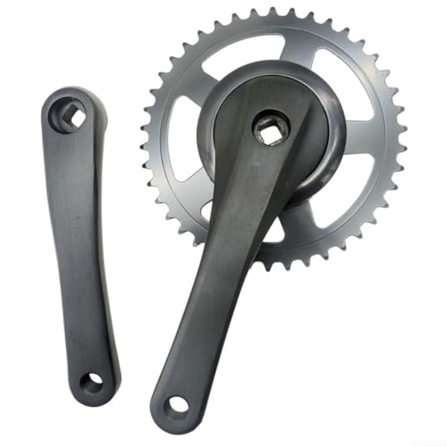 Pédalier de vélo en alliage d'aluminium, 42T 170 mm pour vélos fixie, installation facile