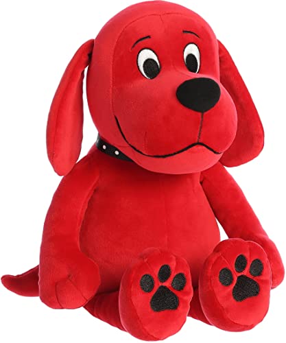 Aurora Sitting Clifford Stuffed Animal - Childhood Nostalgia - Lasting Companionship - Red 14 Inches