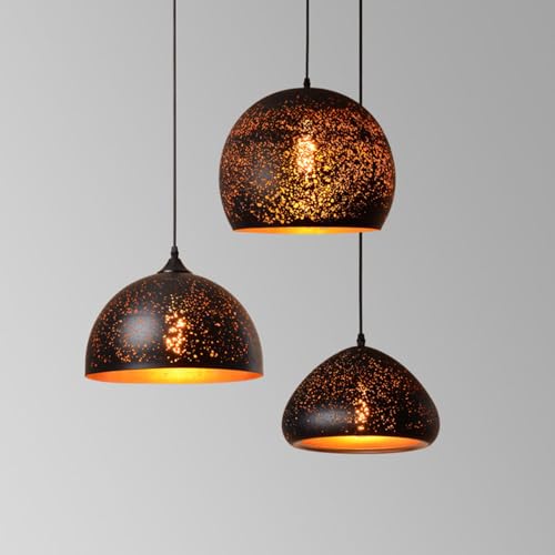 Suspension E27 noir anti-éblouissement pour éclairage de bar - 5