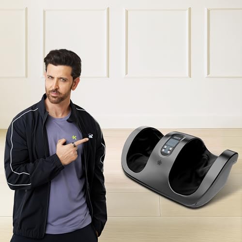 Image of Cult Electric Relax Foot Massager With Shiatsu & Vibration Therapy, 4 Automatic Programs, Enhances Blood Circulation, Pain Relief Foot Massager,Grey