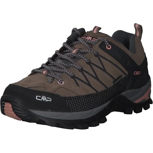 CMP Rigel Low Wmn Trekking Shoes WP, Zapatillas de Deporte Mujer, Ceniza, 38 EU