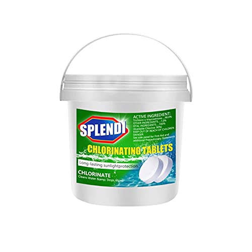 Chlorine Pool Tablets, Small Chlorine Tablets for Swimming Pool Party Swimming Pool Supplies (300PC_6116) Chlorine Pool Tablets, Small Chlorine Tablets for Swimming Pool Party Swimming Pool Supplies (300PC_6116)