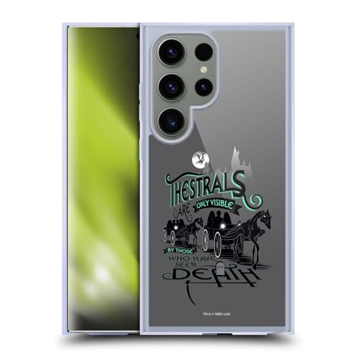 Coque Gel Compatible Samsung Galaxy S24 Ultra 5G Harry Potter Thestrals Deathly Hallows XVIII