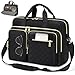 RAINSMORE Laptop Bag for Women 15.6 inch Laptop Briefcase Large Laptop Case Work Computer Bag Messenger Bag for Women Business Office Travel College Black
