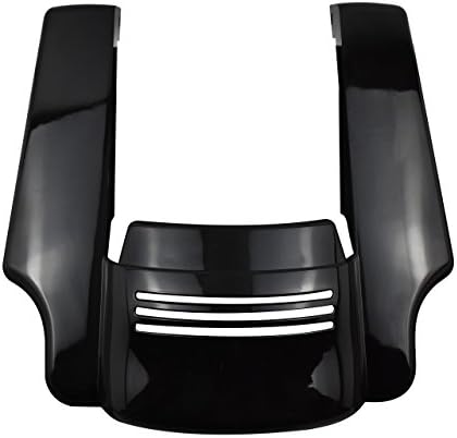 HDBUBALUS Motorfiets Achterspatbord Fascia LED Licht Fit voor Harley Touring Road Glide Street Glide Electra Glide Road King Ultra Limited 14-2019 Gloss Black
