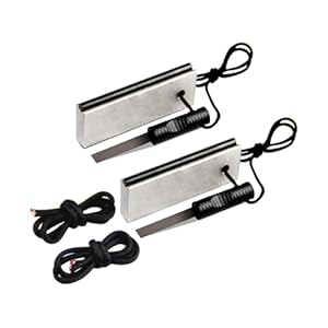 AOFAR Magnesium Fire Starter AF-374 (2-Pack) Waterproof Fire steel Pouch for Camping, Hiking, Hunting, Backpacking,Outdoor survival fire striker kit