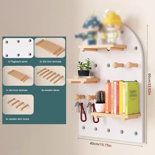 Narzędzie Pegboard Garaż stojak ścienny zestaw kluczy do przechowywania wierteł stojaków, zestaw paneli pegboardowych, drewniane tablice śledziowe, organizowanie ścian pegboard, do montażu na ścianie