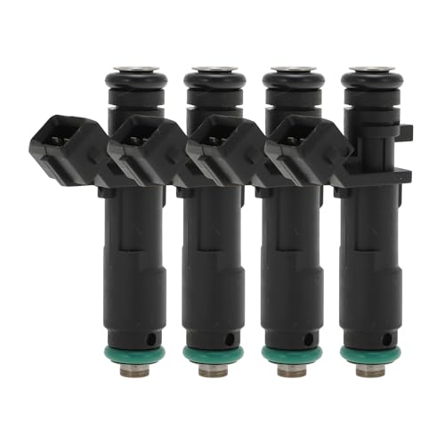 Hihaha 4 Pcs No.24101262 Fuel Injector for Chevrolet Spark 2011-2015 Car Engine Flow Match Fuel Nozzle
