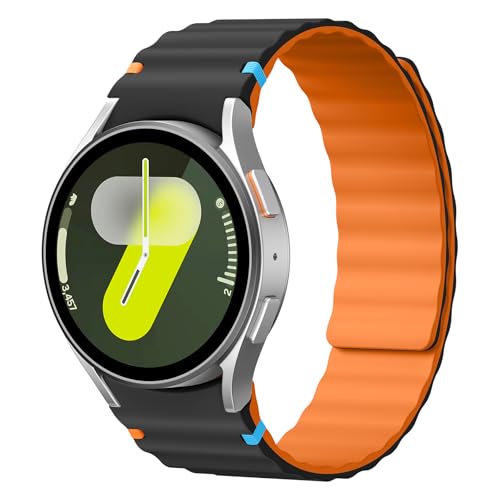 Bracelet de sport aimanté en silicone pour montre Samsung