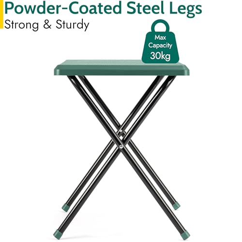 Trail Small Folding Camping Table, Lightweight Compact Portable, Non-Slip Surface, Outdoor Picnic, Barbecue, Beach, Garden, Caravan - Image 4
