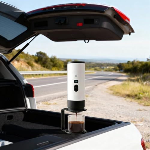 Cafetera portátil de espresso con batería y capacidad 90 mL miniatura 5