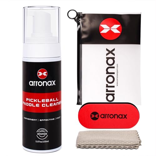Arronax Pickleball Paddle Cleaner Spray - Removes Dirt, Ball Residue,