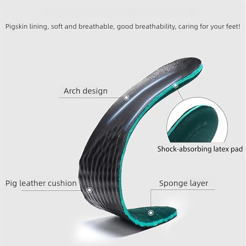 Men's Premium Cowhide Leather Dress Shoes - Classic Lace-up Breathable Oxfords Pigskin Insole Rubber Sole,for Business Meetings & Formal Events4