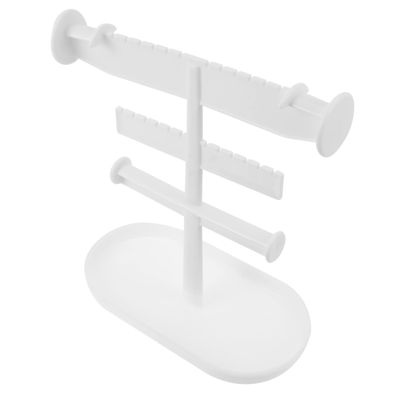 2 pezzi espositore per gioielli espositore per orologi espositore per orecchini espositore decorativo per gioielli espositore per collane e orecchini forati da tavolo espositore per orecchini in