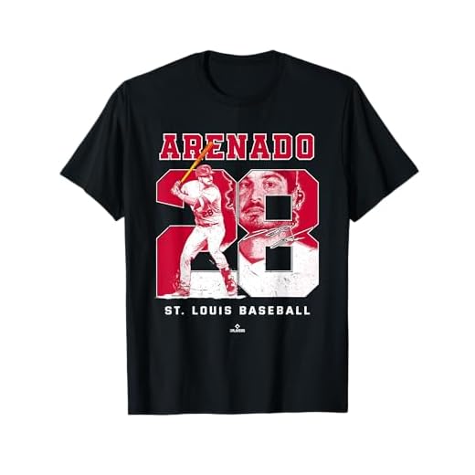 Number and Portrait Nolan Arenado St Louis MLBPA T-Shirt