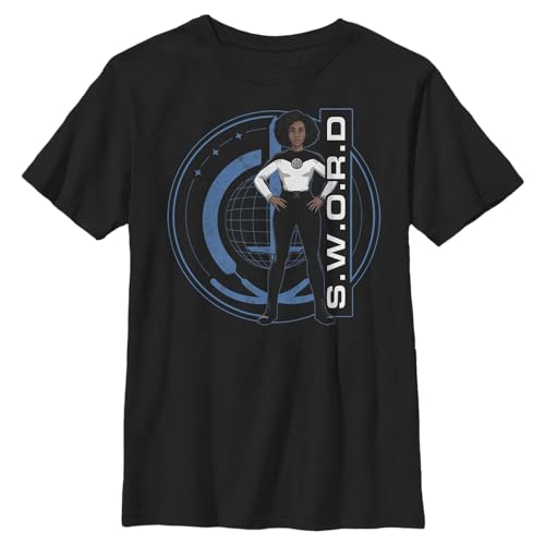 T-shirt Marvel WandaVision Noir Garçon : Le Cadeau d'Anniversaire Idéal