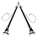 ALMULOO 5000 lbs Adjustable Universal Tow Bar with Chain for 2