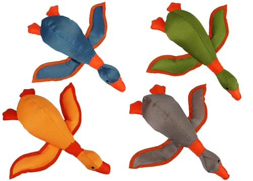 MPP Large Tough Duck Toys for Big Dogs Durable Aggressive Chewer Play Toss Fetch (1 Toy - Random Color)