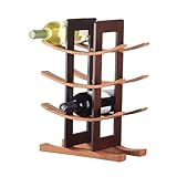 ABOOFAN Porte-Bouteilles Bois Casier à Vin Bois Présentoir à Vin pour Maison Décoratif...