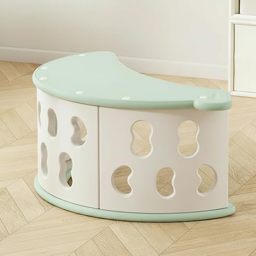 Image of StarAndDaisy Multi-Function Kids Study Table & Activity Desk, Baby & Kids C-Shape Frame | Mini Climbing Frame for Toddlers | Durable Plastic Rocking Recliner Bed, Indoor Play Furniture -Blue