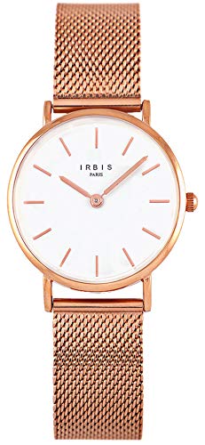 Montre rose femme IRBIS Colisée 32 mm le bracelet ajustable qui ne serre jamais
