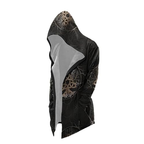 Sweat à capuche Halloween homme long et confortable pour soirée