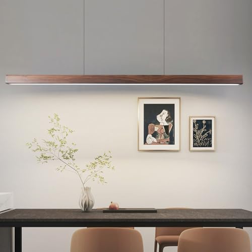 Lustre cuisine long et design avec éclairage LED linéaire - 6