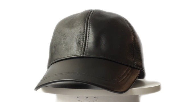 Lukkizara Real Genuine Sheepskin Leather Baseball Cap Hat Sports