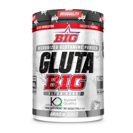 Big Glutabig Glutamina Ultra Pure Neutra Sin Sabor 600 g