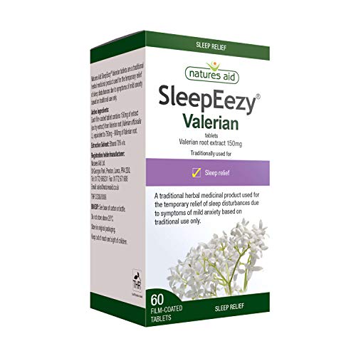 Natures Aid SleepEezy 150mg (Equivalent 750mg - 900mg of Valerian root) 60 Tabs