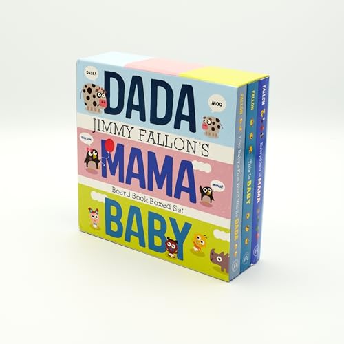 Image of Jimmy Fallon's DADA, MAMA, and BABY Board Book Boxed Set
