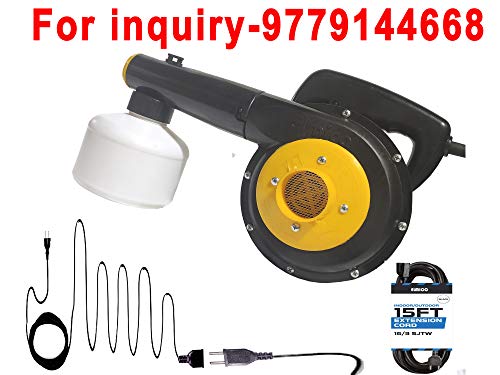 Image of Elmico 700W Heavy Duty air Blower Cum Water Sprayer & 20feet Extension Wire /continuously 60 min use