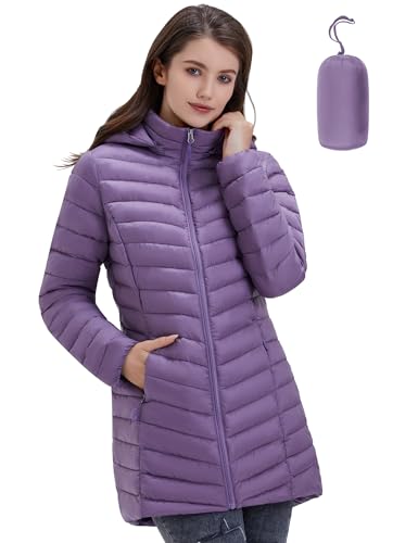ROYAL MATRIX Women's Packable Puffer Jacket - Lightweight Winter Warm