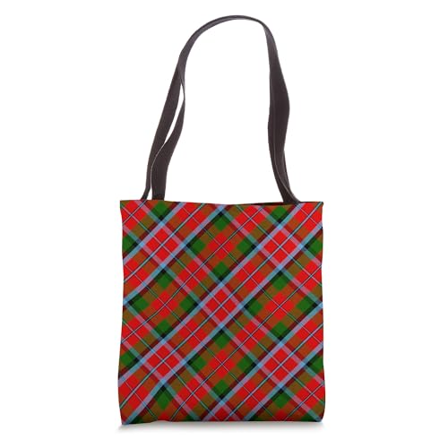 Bolso tote con plaid del clan escocés MacNaughton miniatura 1