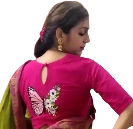 Cotton Women's Blouse with Beautiful Embroidery Design | AEH_blouse455-picture-59