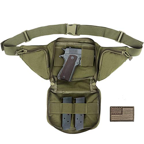 Tactical CCW Fanny Pack for Men Women, Concealed Carry Fanny Pack
