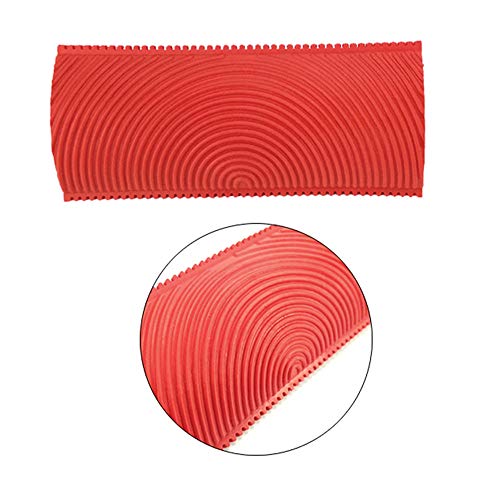 Carkio 7 Inch Empaistic Pattern Roller Painter +2 Pcs Wood Graining Painting Tool,Art Wallpaper Imitation Wood Grain Tool,Wall Texture Art Painting Tool Set #TOP5